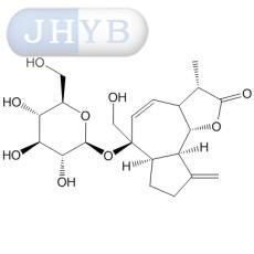 10,14-Dihydroxy-10(14),11(13)-tetrahydro-8,9-didehydro-3-deoxyzaluzanin C 10-O--glucopyranoside